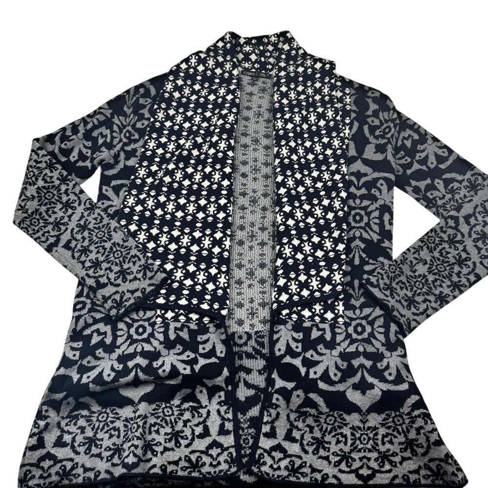 Gypsy 05 Global Village Orvieto Drape Shawl Boho Cardigan Women's Size Medium